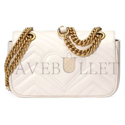 GUCCI GG MARMONT MATELASSÉ MINI BAG 446744 (22*13*6cm)